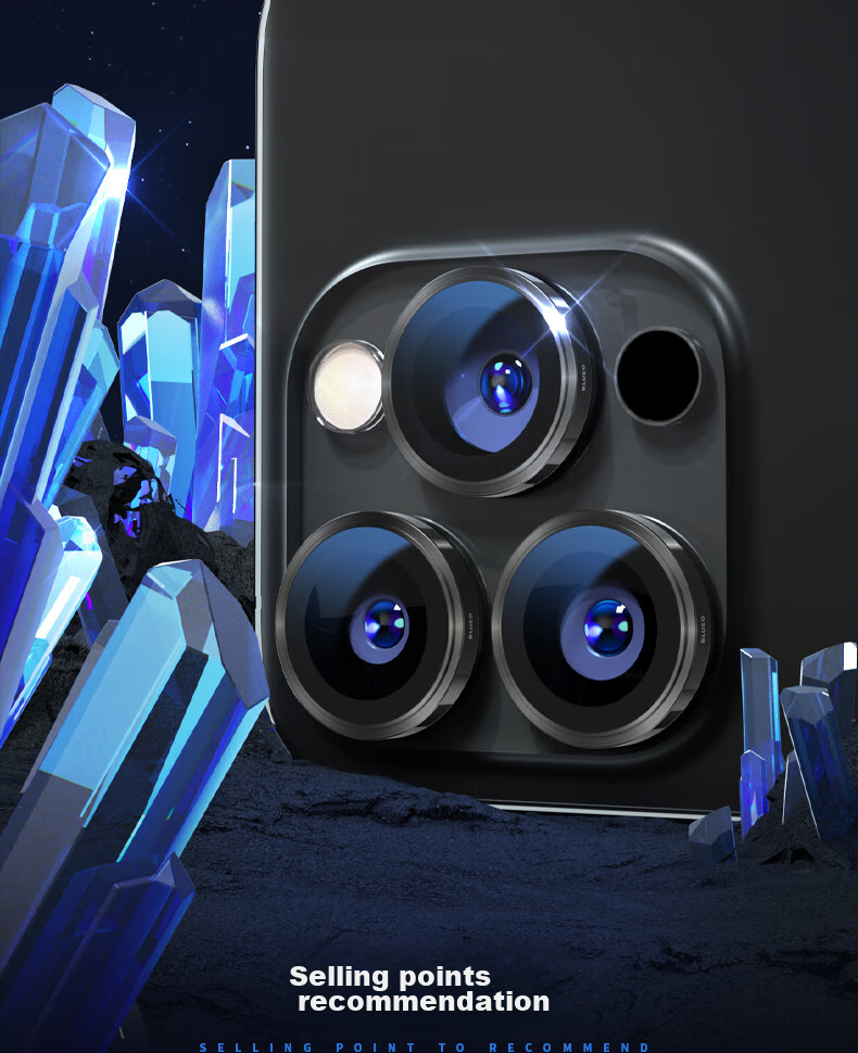 Защитная пленка для камеры iPhone 15 Pro Max