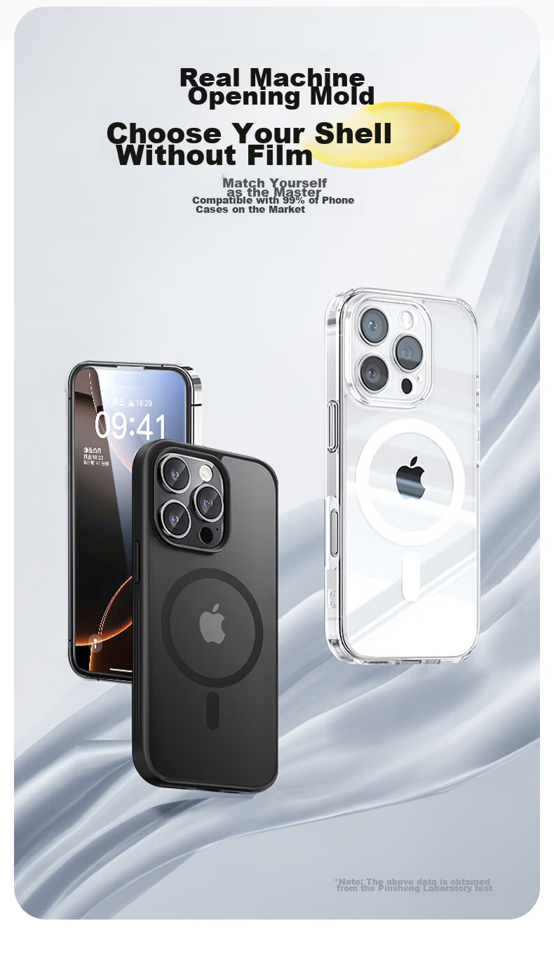 Защитное стекло PISEN для Apple iPhone 17/16 Pro, полное покрытие, противоударное, антибликовое, 2 шт.