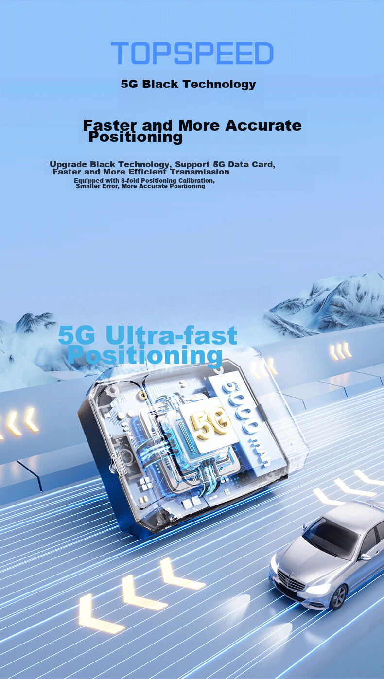 GPS-трекер TUQIANG Mini Locator Device, 5G, противоугонный, без установки