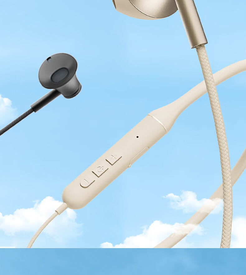 Беспроводные наушники iKF W1 S с шейным ободком, Bluetooth 5.4, внутриканальные, спортивные, для бега и игр, с низкой задержкой, качеством звука без потерь, шумоподавлением вызовов, длительным временем автономной работы, совместимы с телефонами, цвет "Афинский черный"
