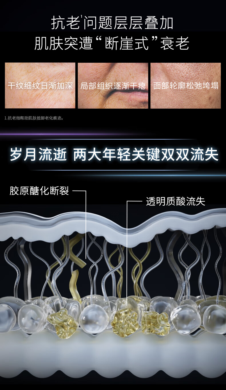 修丽可紫米30ml+AGE面霜48ml护肤品套装玻色因抗糖老修护生日礼物女