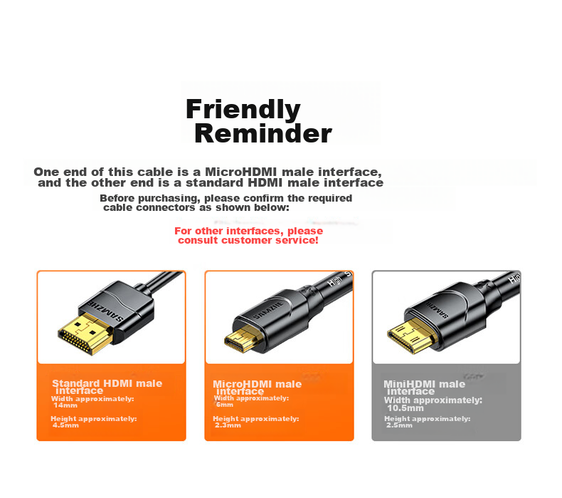 Кабель Micro HDMI - HDMI