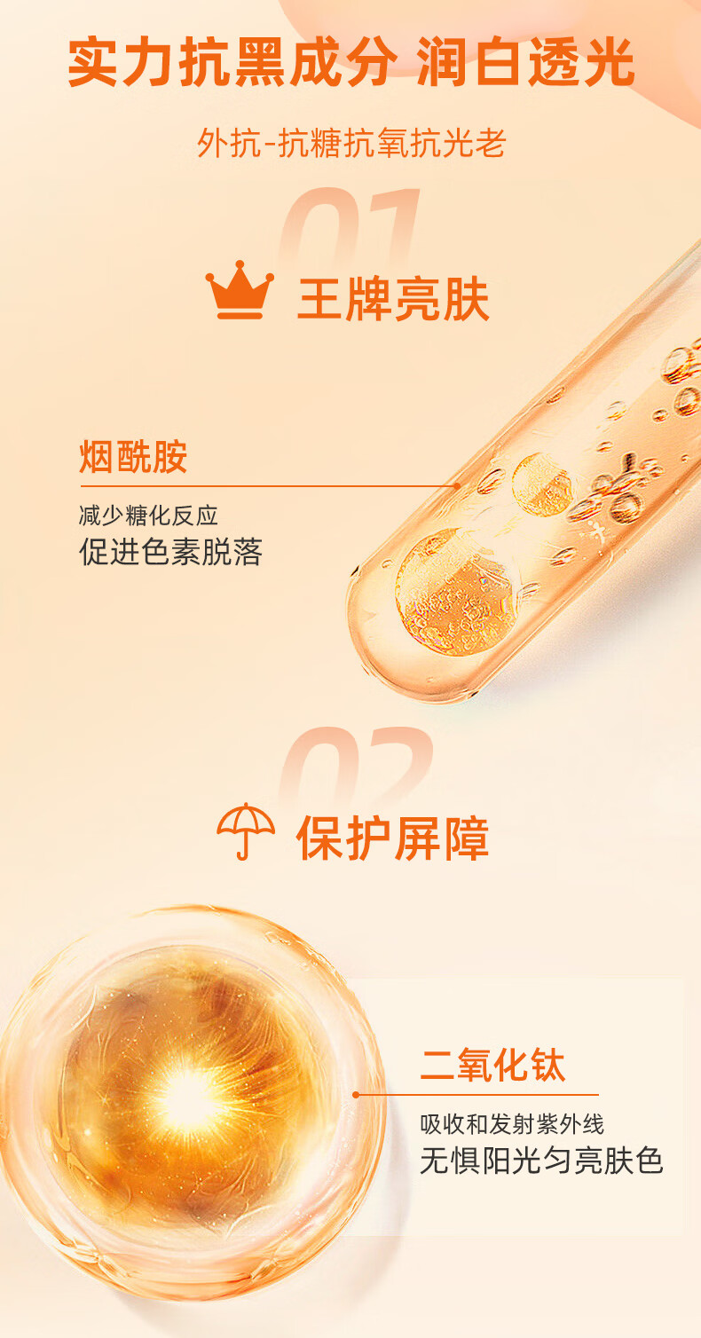 LOY HANC五重维VC素颜霜遮瑕隔离妆前乳懒人素颜霜自然提亮不假白30g