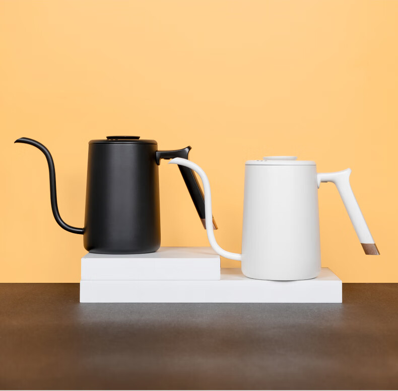 Чайник для заваривания кофе Timemore Pure Pour-Over, для дома, с длинным носиком и узким горлышком, 700 мл, черный