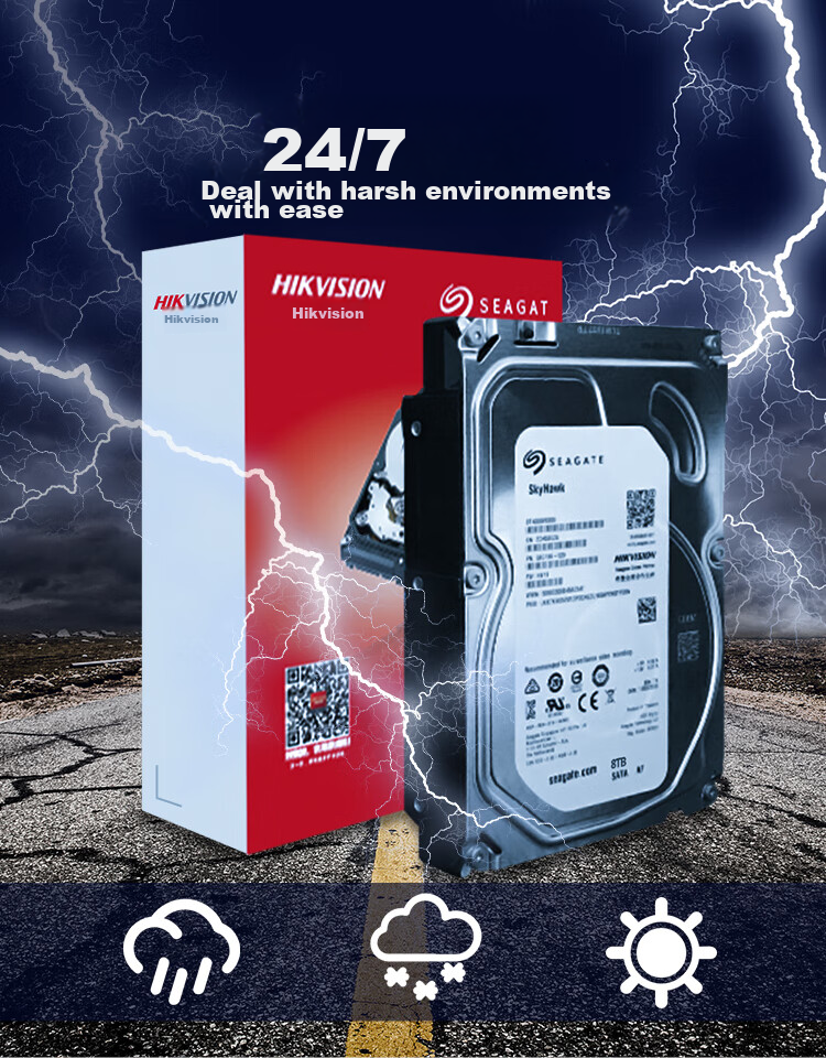Жесткий диск HIKVISION Seagate 6TB для систем видеонаблюдения