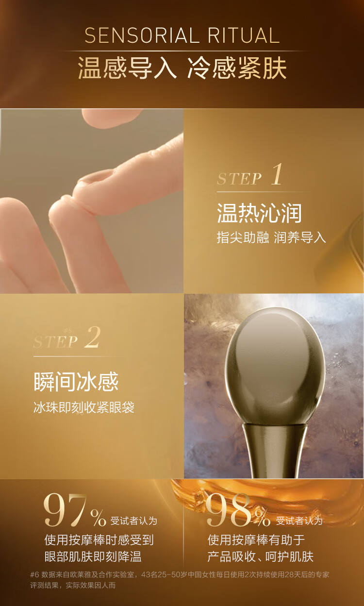 欧莱雅（LOREAL）金致臻颜花蜜奢养滋润眼霜小蜜罐眼霜20ml抗皱淡纹【直播专享】