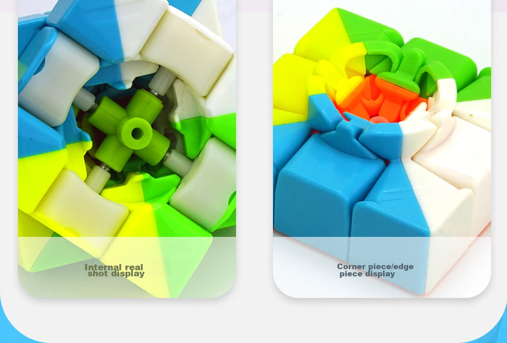 Кубик Рубика Qiyi Yongshi S Cube, 3x3, развивающая игрушка-головоломка для детей и взрослых, цветной