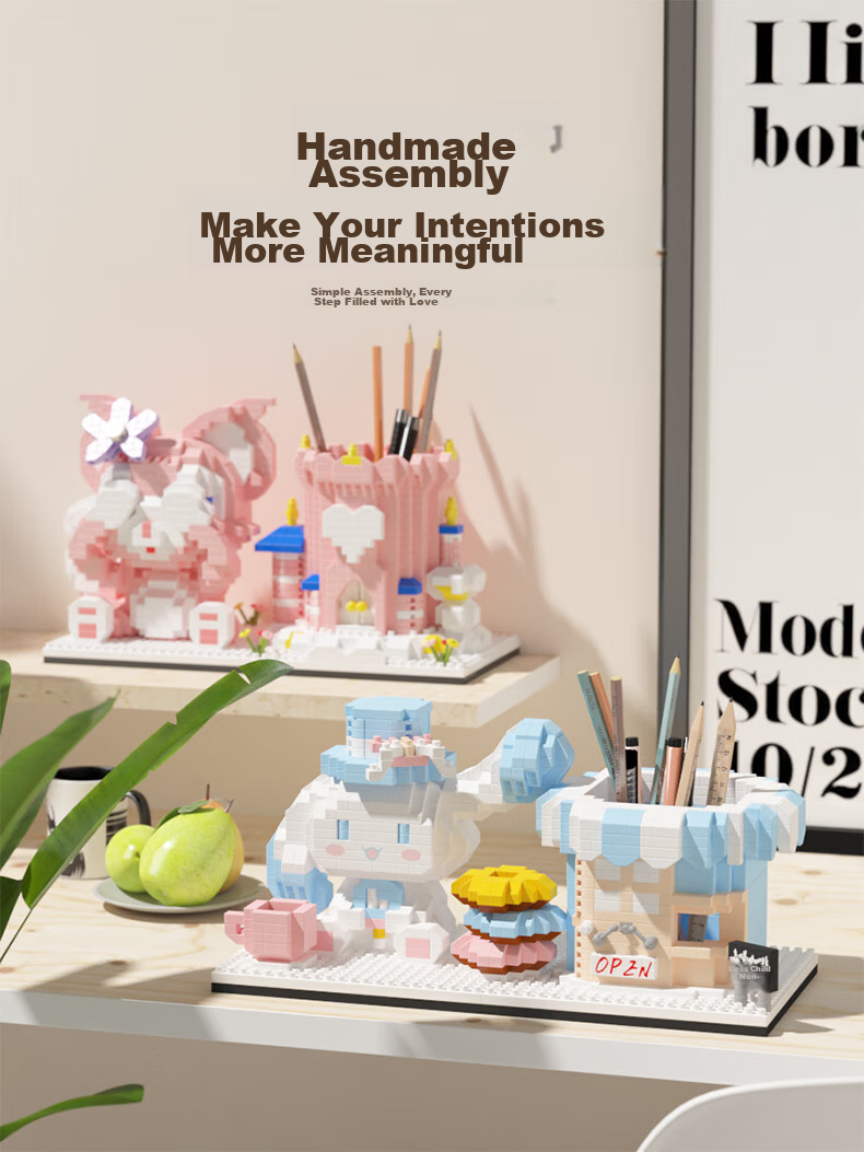 Конструктор Guanchao Cinnamoroll, 1200+ деталей, для детей от 7 лет, развивающая игрушка