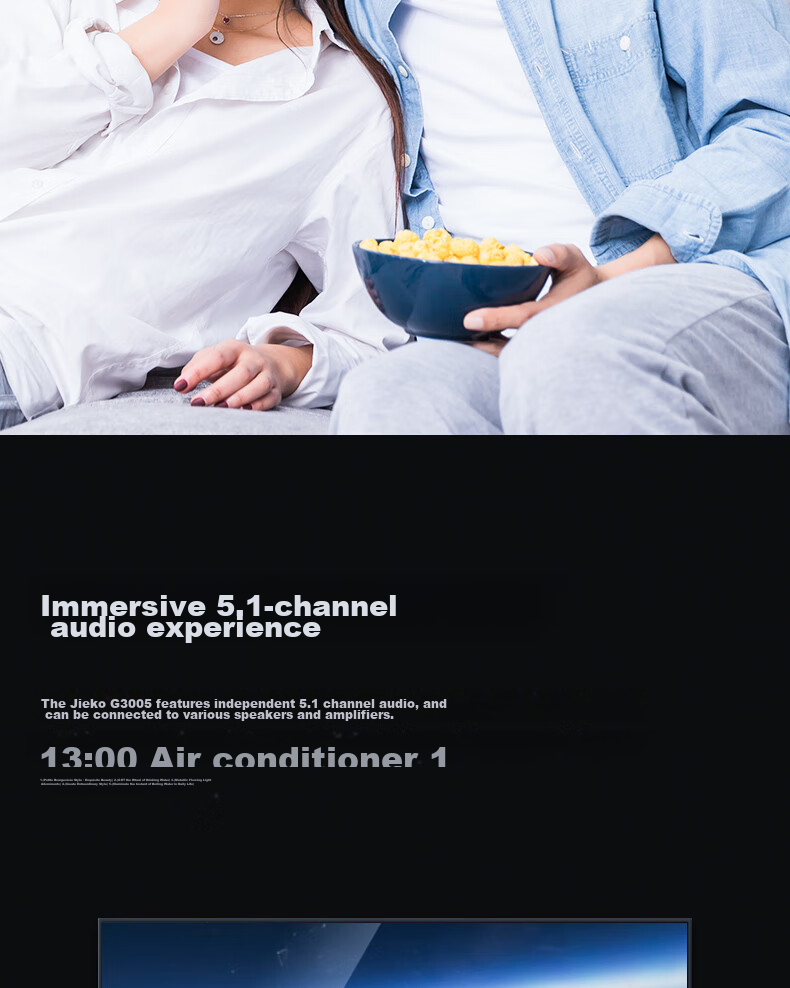 Blu-ray плеер GIEC BDP-G3005, 3D Blu-Ray, 5.1 канальный, домашний проигрыватель дисков высокой четкости, CD-плеер, EVD-плеер, USB-накопитель