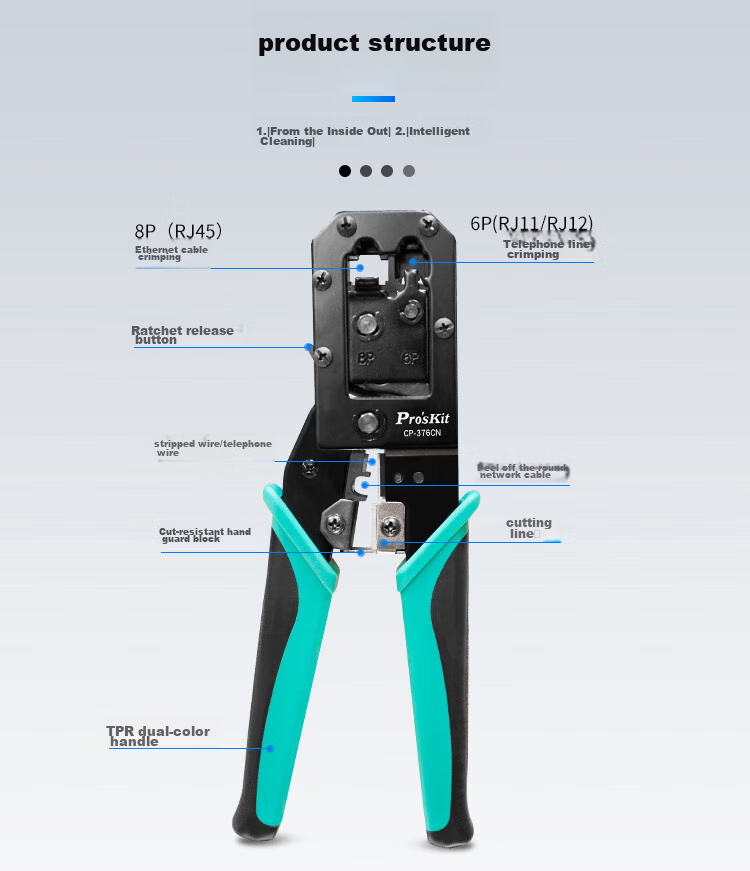 Кримпер для сетевого кабеля