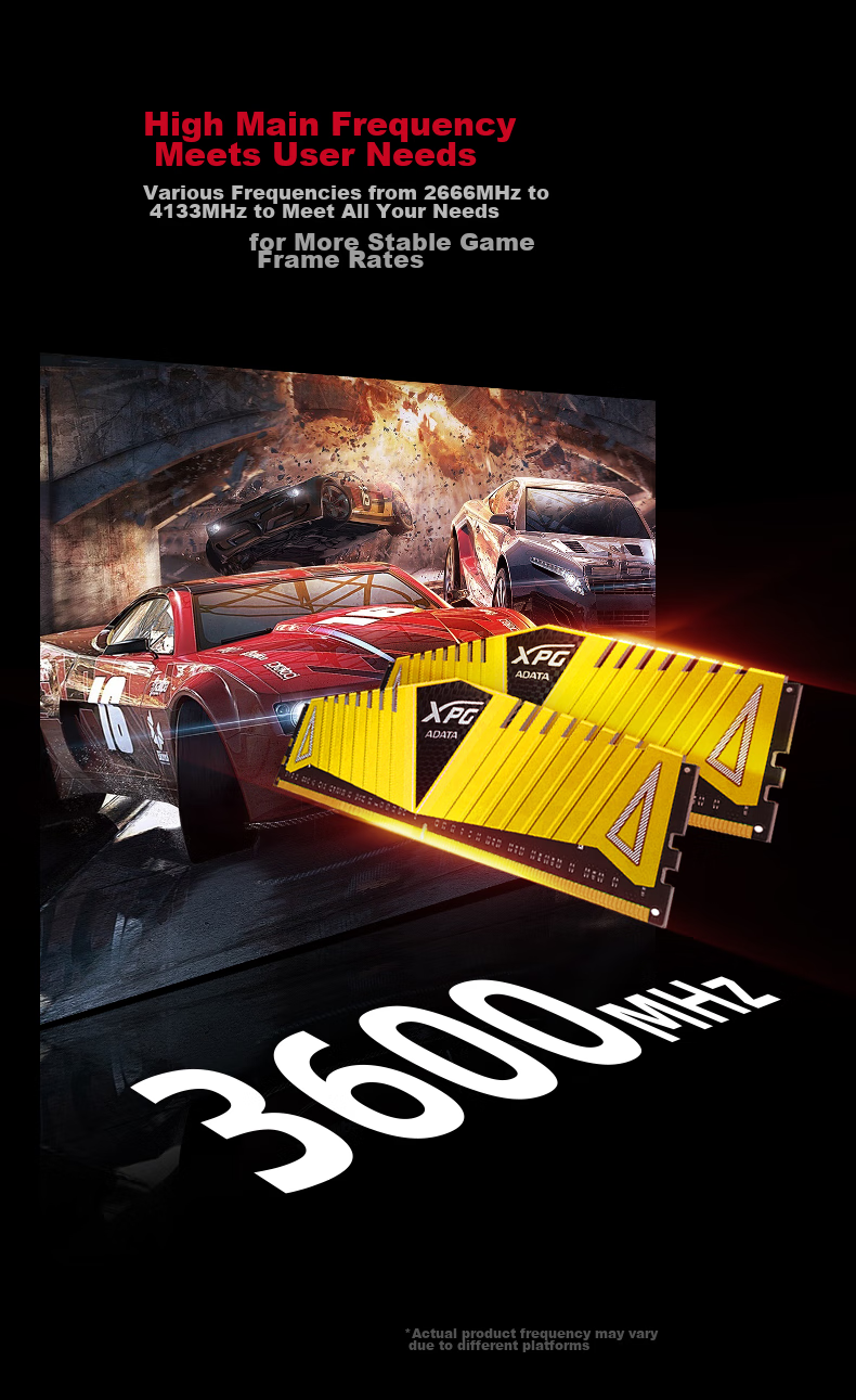 Комплект оперативной памяти ADATA XPG Weilong Z1 DDR4, 16 ГБ (2x8 ГБ), 3600 МГц