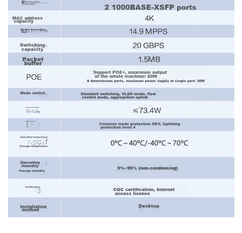 H3C S1210F-PWR - 10-портовый гигабитный PoE-коммутатор
