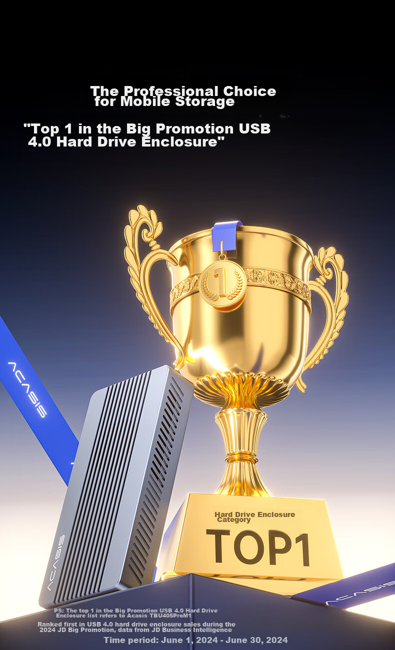 Внешний корпус Acasis TBU405ProM1 USB 4.0 NVMe M.2, 40 Гбит/с, Thunderbolt 5/4/3, для Apple Mac Mini, ноутбука, SSD