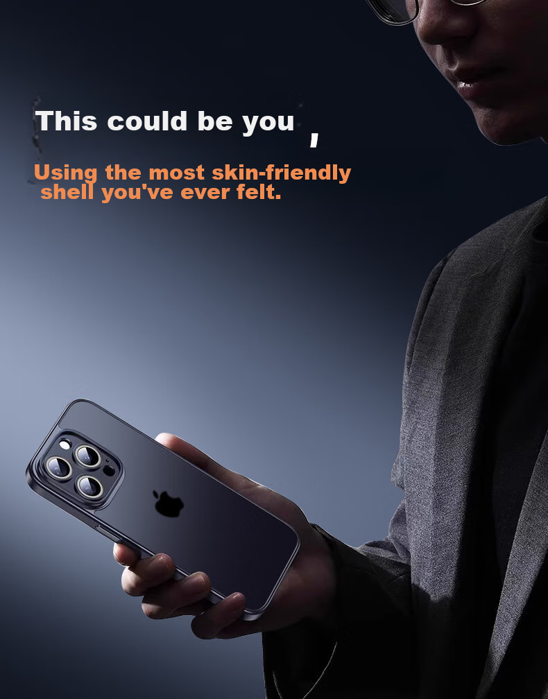 Чехол для iPhone 15 DIVI, ультратонкий, полупрозрачный, противоударный, с полной защитой камеры, матовый, черный