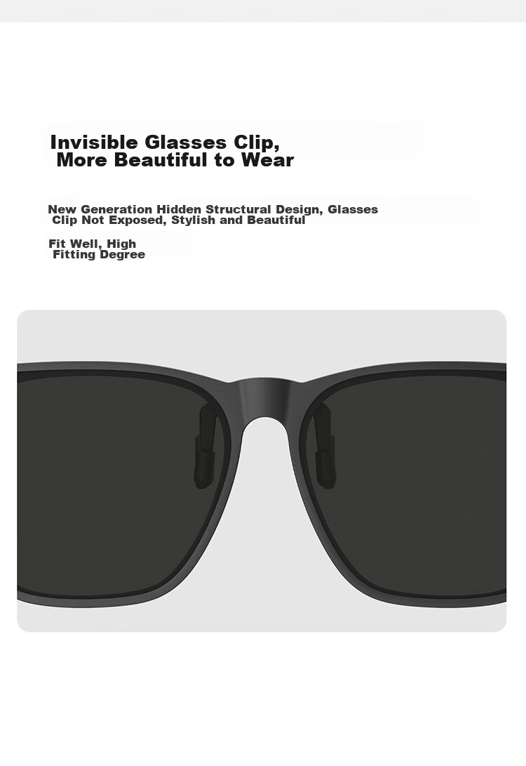 Солнцезащитные очки Mijia Polarized Sunglasses Clip-On, портативные, поляризованные, с защитой от УФ-лучей, для мужчин и женщин