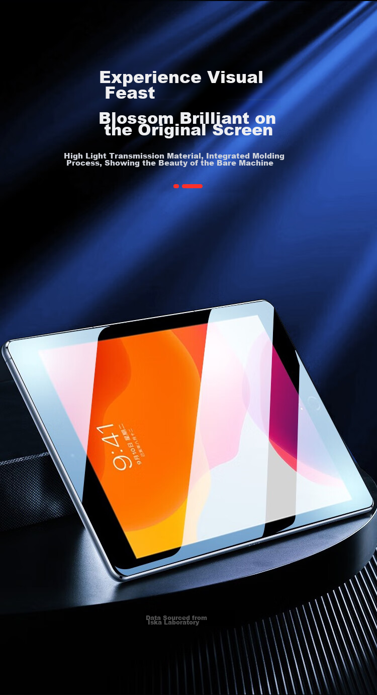 Защитная пленка BIAZE для iPad 10.2 дюйма (9/8/7 поколение), закаленное стекло, противоударная, антицарапина, HD