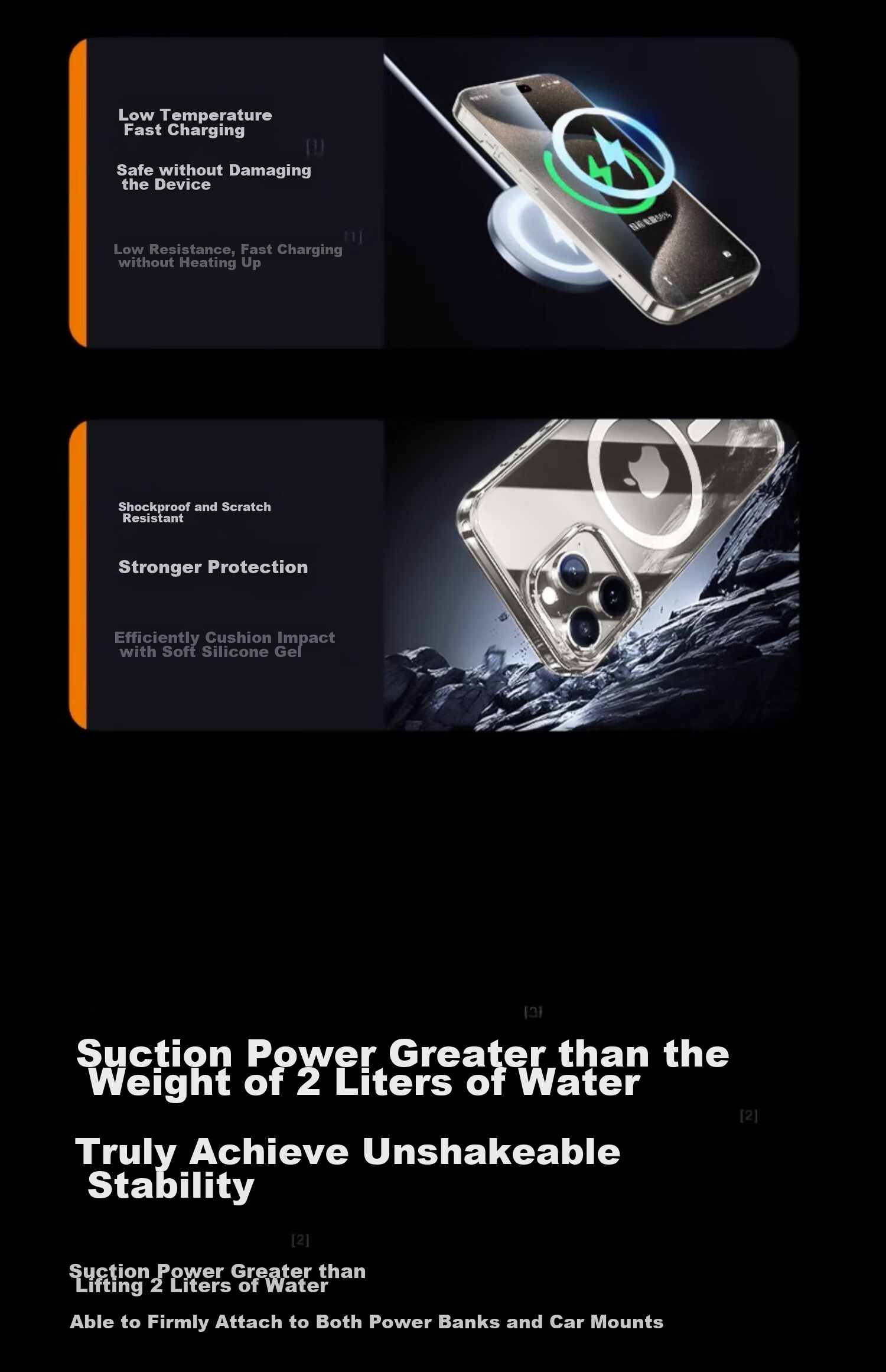 Чехол для iPhone 13 Pro Max DIVI Ice Clear Magnetic, MagSafe, ультратонкий, противоударный, защита от царапин, прозрачный