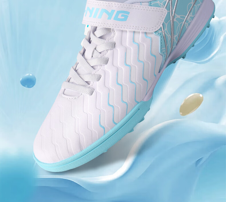Детские футбольные бутсы Li-Ning для зальных покрытий, размер 32, синий