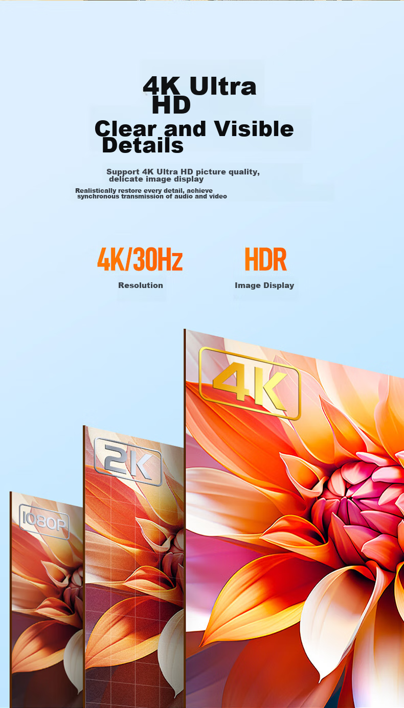 HDMI-разветвитель SAMZHE FP23, 1 вход 2 выхода, 4K HD, двойной экран, для ноутбука, телевизора, монитора, проектора