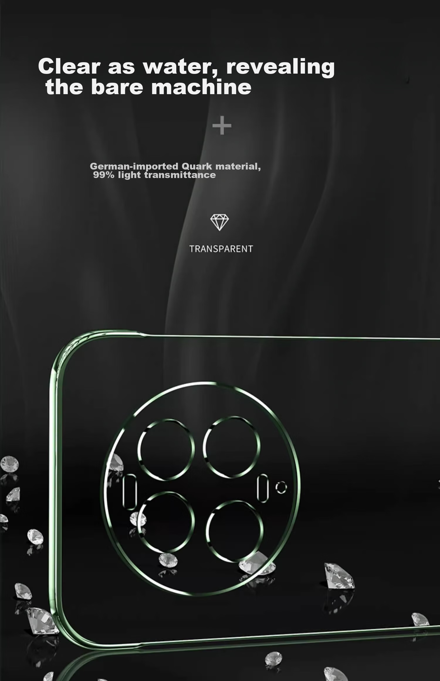 Чехол для Xiaomi 14 Ultra, ZHIWEISHI, ультратонкий, прозрачный, противоударный, с защитой от царапин, для мужчин и женщин