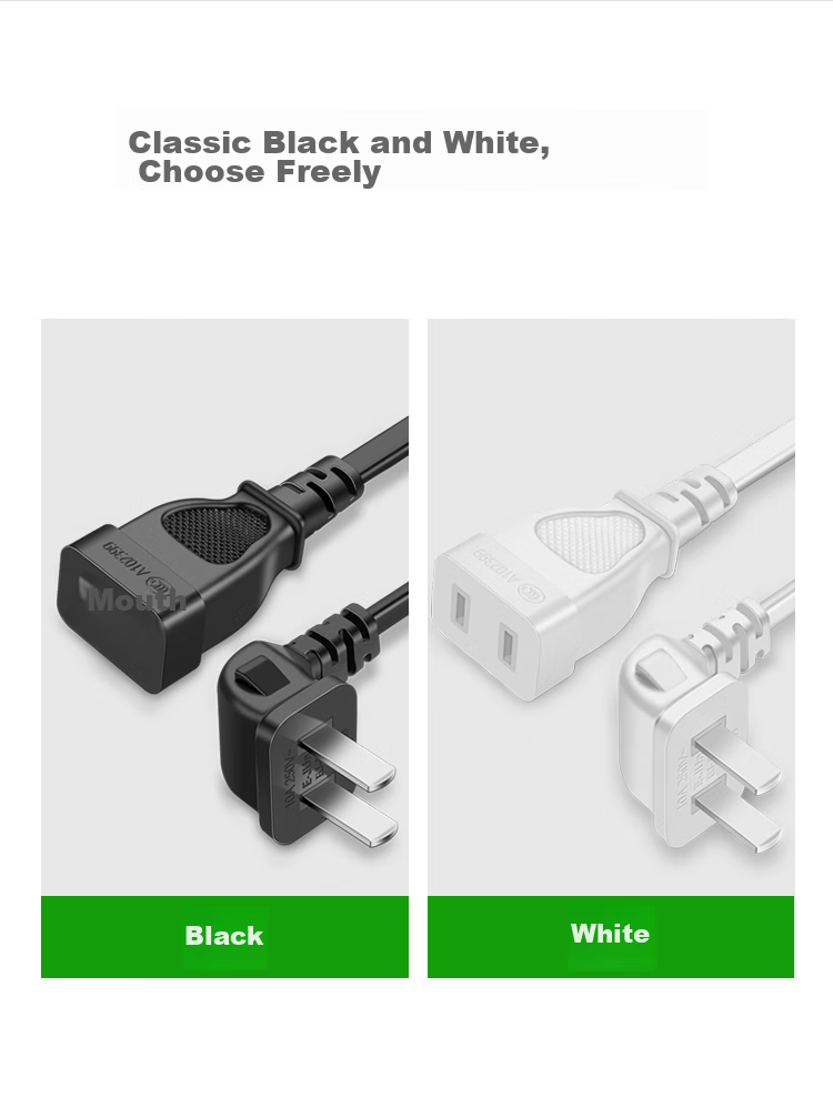 Кабель CABLE CREATION DZ134, 1 м, черный, угловой штекер, двухжильный, 10А, медь, для электромобилей, вентиляторов, адаптеров