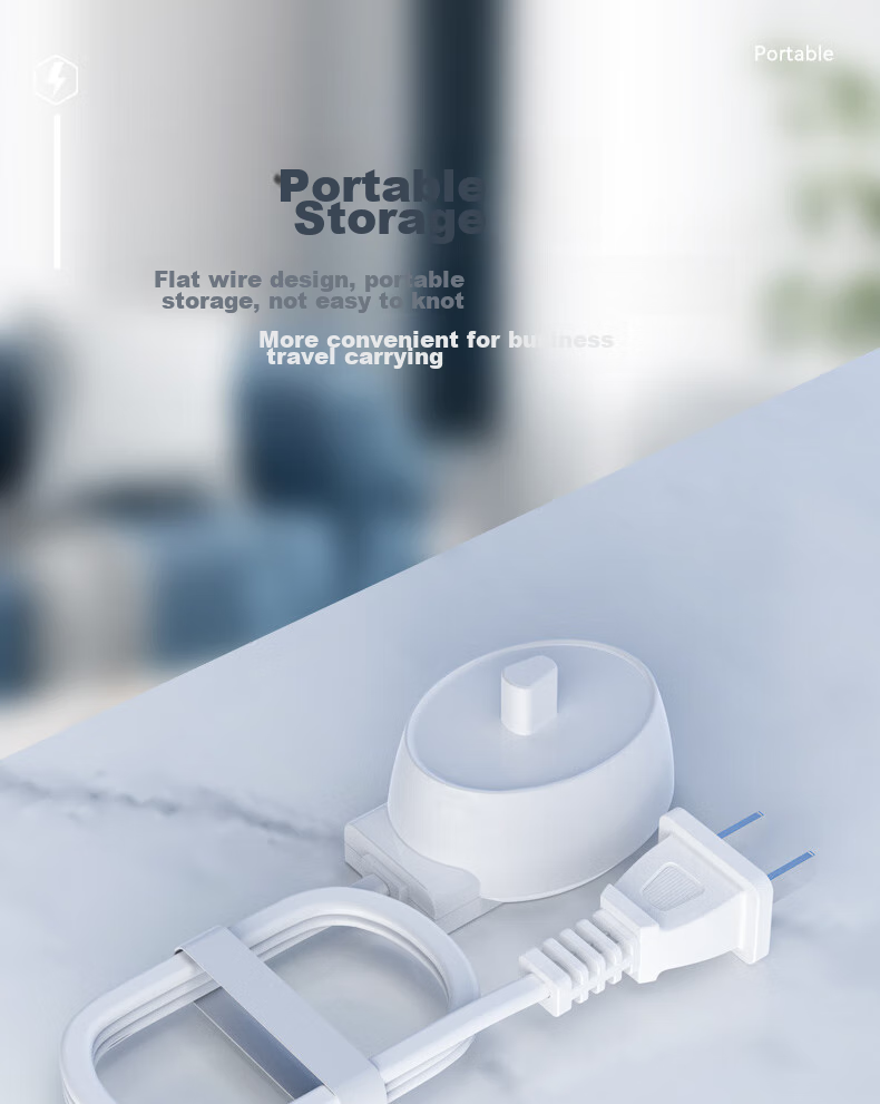 Зарядное устройство для электрической зубной щетки Shishan, совместимое с Oral-B Braun D12/D16/D100/3709/PRO600/PRO700/PRO1000/PRO2000/PRO3000, белое