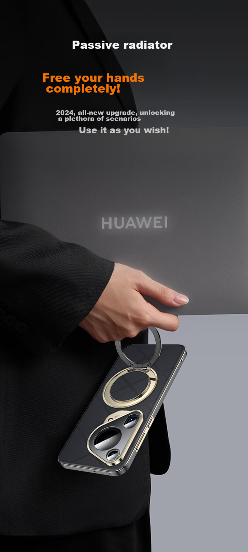 Чехол для Huawei Pura70 Pro с подставкой