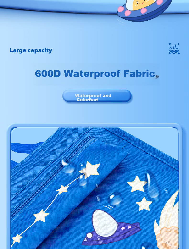 Школьная сумка M&G Astronaut Blue AGW910F3, для начальной школы, для репетиторства, синяя, с принтом космонавта