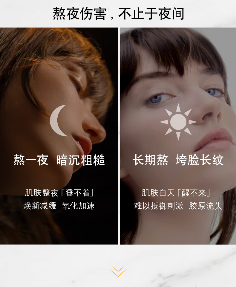 YSL圣罗兰夜皇后30ml+玻色因30ml精华礼化妆品套装生日礼物送女友