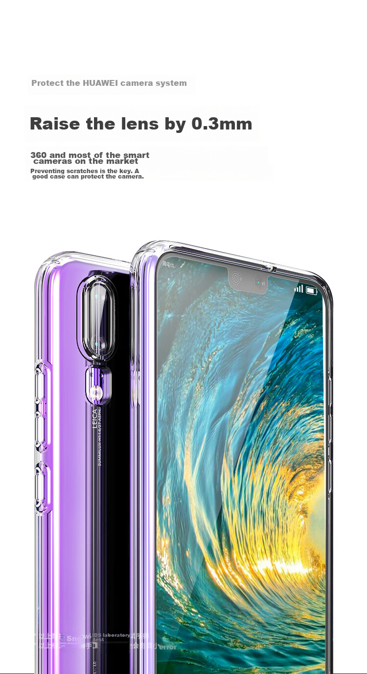Прозрачный противоударный чехол Snowkids для Huawei Mate 20 Pro, из ТПУ, тонкий, стильный дизайн
