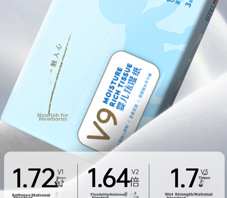 Влажные салфетки COROU Cloud-Soft Wipes, 3-слойные, 120 шт. в упаковке, 5 упаковок, размер M, 14.1x18.5 см, без отдушек