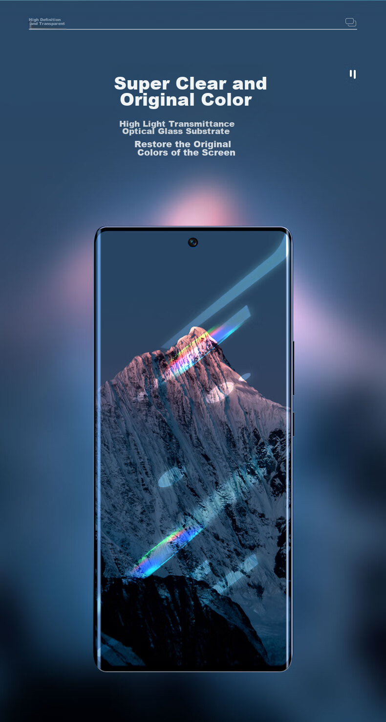 Защитное стекло LLUNC для Huawei Nova 10, ультратонкое, полное покрытие, высокая четкость, защита от падений и отпечатков пальцев