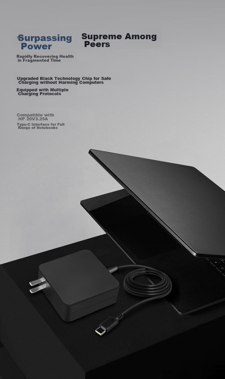 Адаптер питания HP Type-C 65W, портативная версия, для ноутбуков
