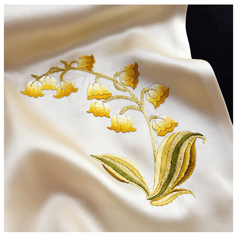 Шелковый шарф Hangsilu Suzhou Embroidery с вышивкой для женщин, зимний шарф из тутового шелка, подарочная коробка высокого класса, подарок на день рождения и праздник для мамы, новогодний подарок