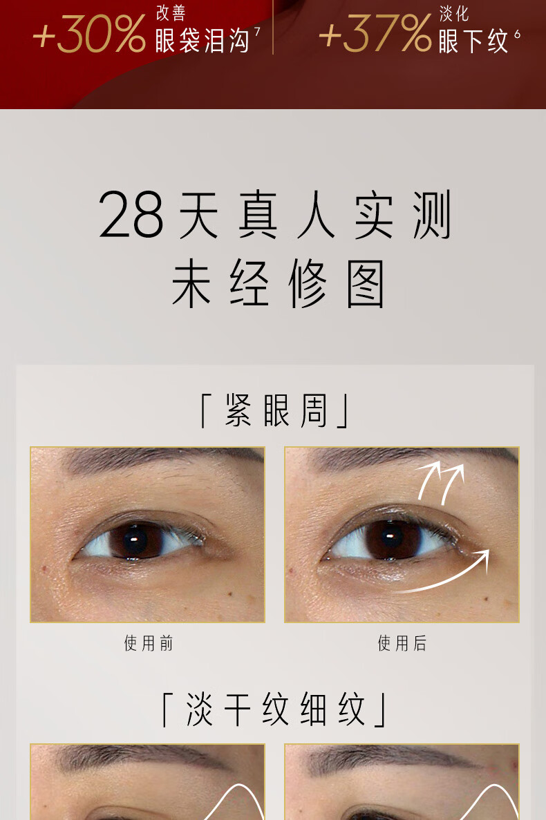 玉兰油（OLAY）信号肽超红瓶胜肽眼霜15g 眼部精华护肤品提拉紧致女神节礼物女