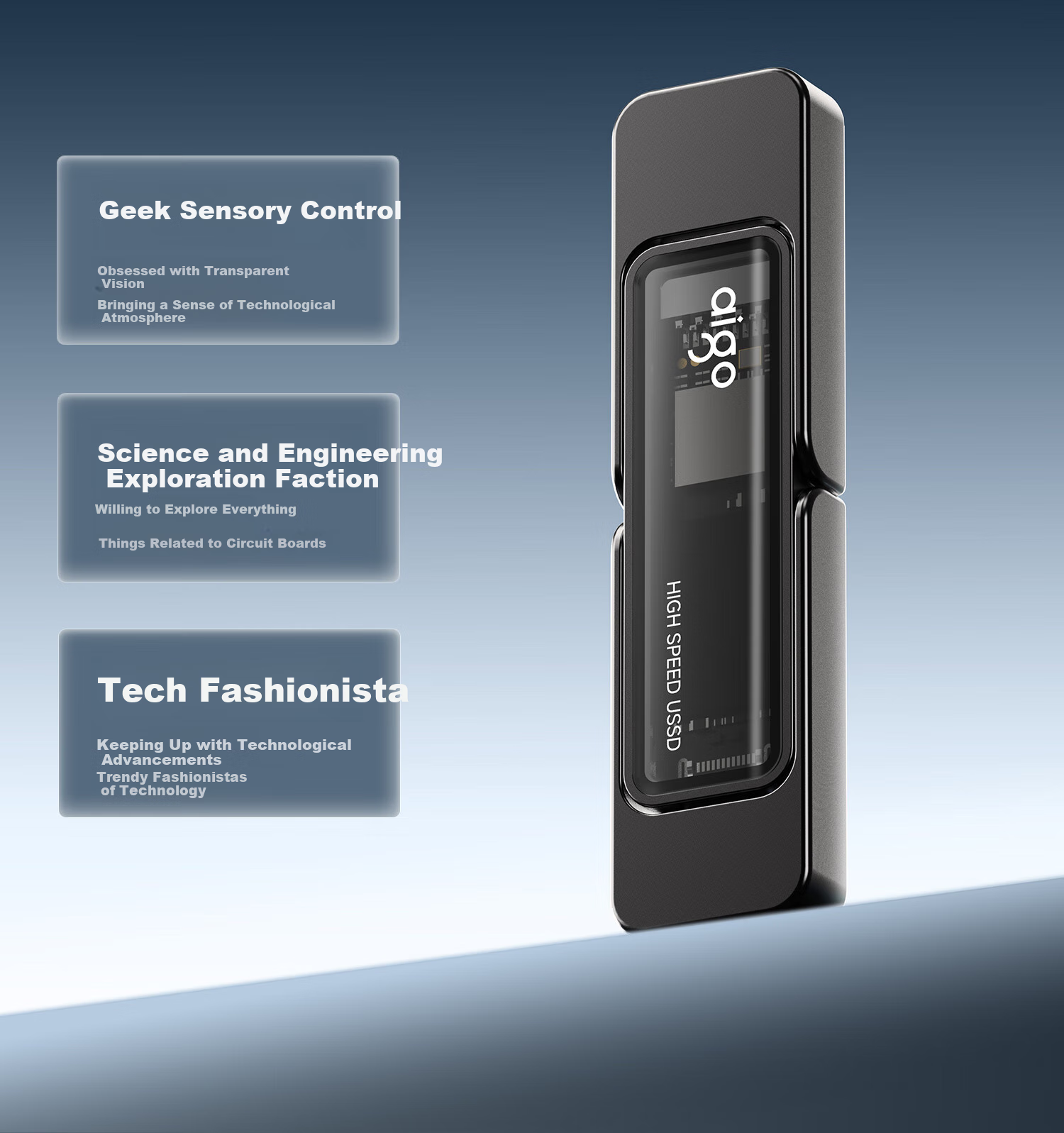 Aigo U399 1TB USB 3.2 Type-C SSD накопитель