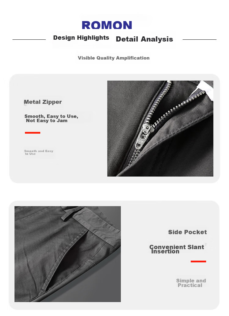 Брюки ROMON Casual Pants мужские, повседневные, прямые, темно-серые, размер 38