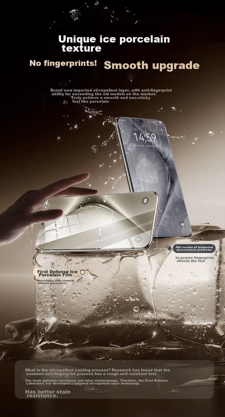 Защитная пленка DIVI Ice Ceramic Film для Huawei Pura70, полноадгезионная, гидрогелевая, противоударная, антибликовая, противоотпечатки