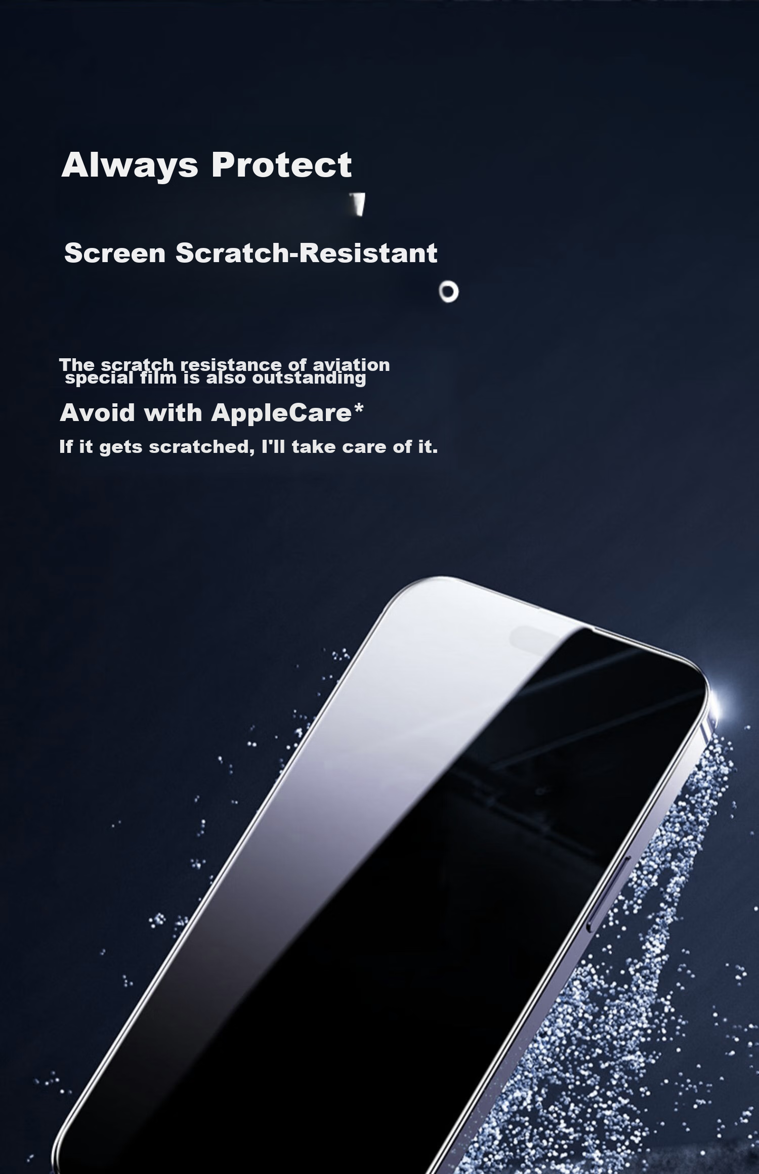 Защитное стекло DIVI для Apple iPhone 16 Pro Max, прозрачное, противоударное, антибликовое, 2 шт.