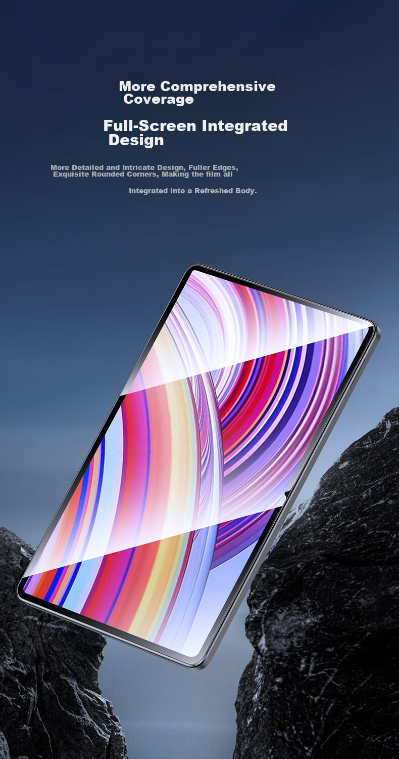 Защитная пленка CangHua для Xiaomi Redmi Pad Pro 12.1 дюймов (2024), закаленное стекло, высокая четкость, защита от падений