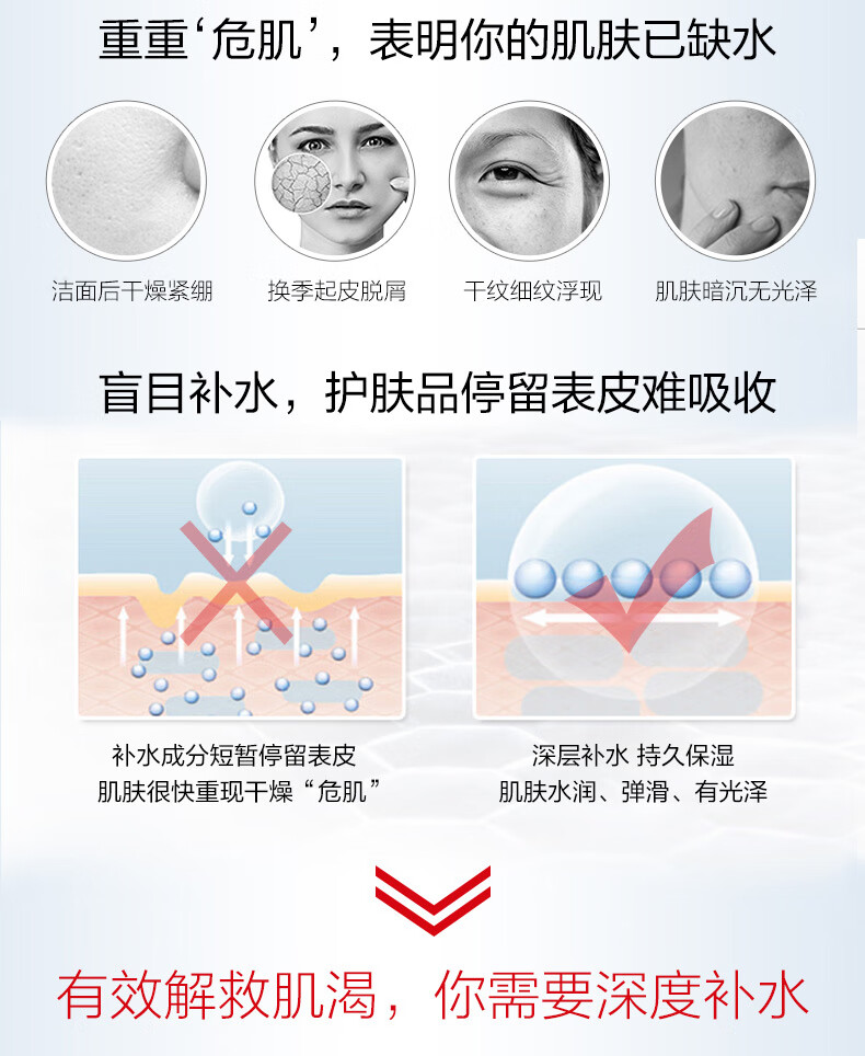 薇诺娜极润保湿水乳两件套爽肤水+乳液护肤品套装化妆品节日礼物