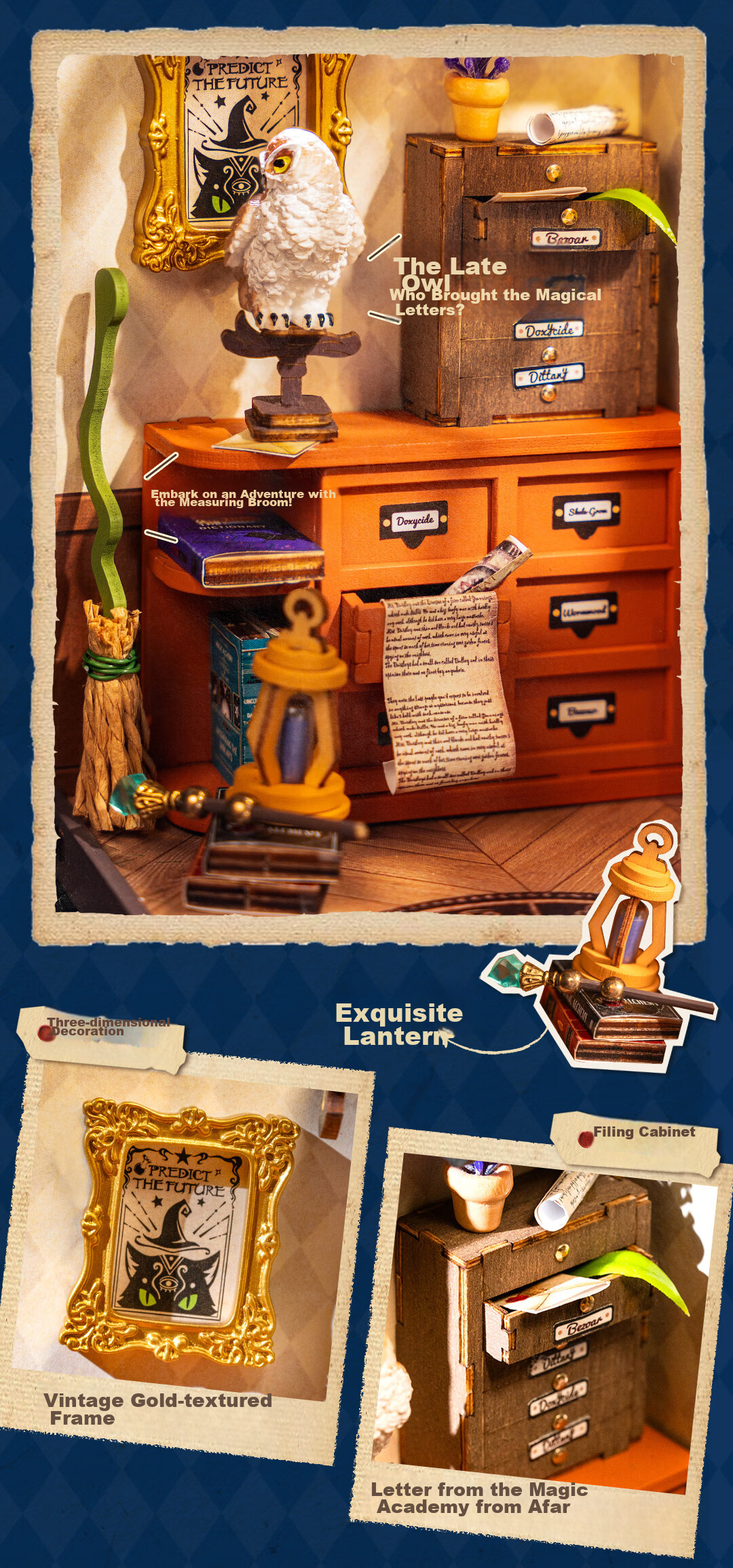 Конструктор Rolife Magic Bookhouse