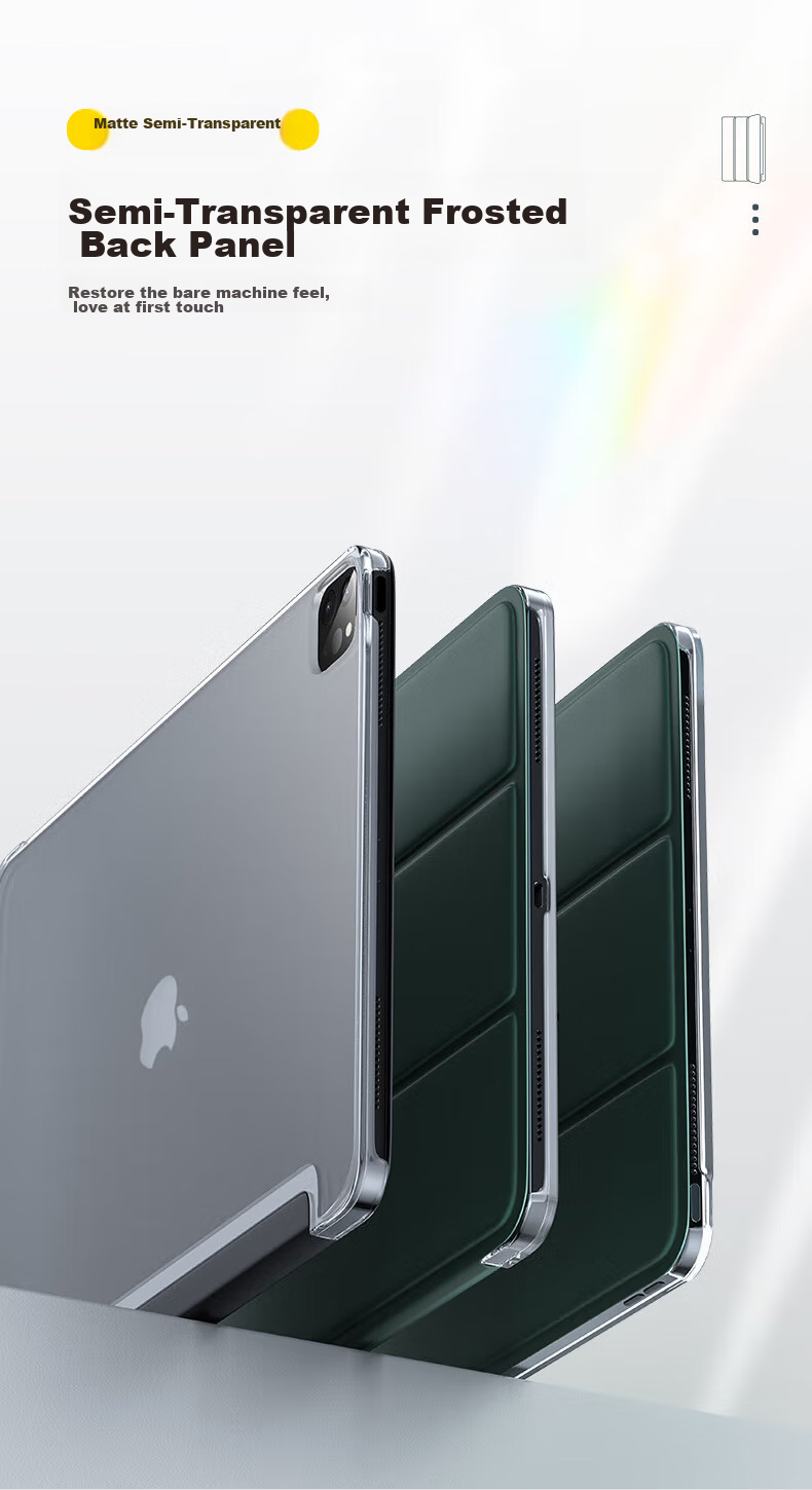 Чехол PISEN для iPad Pro/Air 10.9/11 дюймов, темно-зеленый, с полной защитой от ударов, тонкий, с трехстворчатой подставкой, совместимый с Apple iPad Air 7/6, Pro 18-22