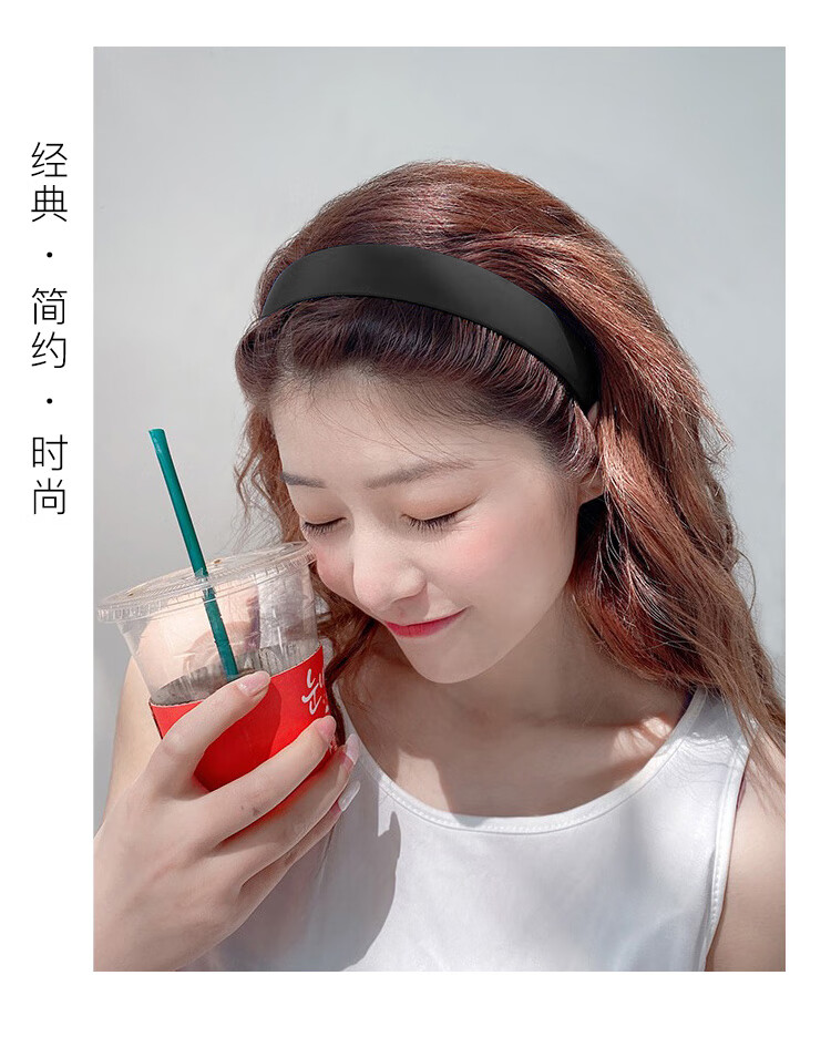美肤语洗脸洁面发箍头箍5件套整理碎发发卡防滑带齿碎束发不勒头MF8237