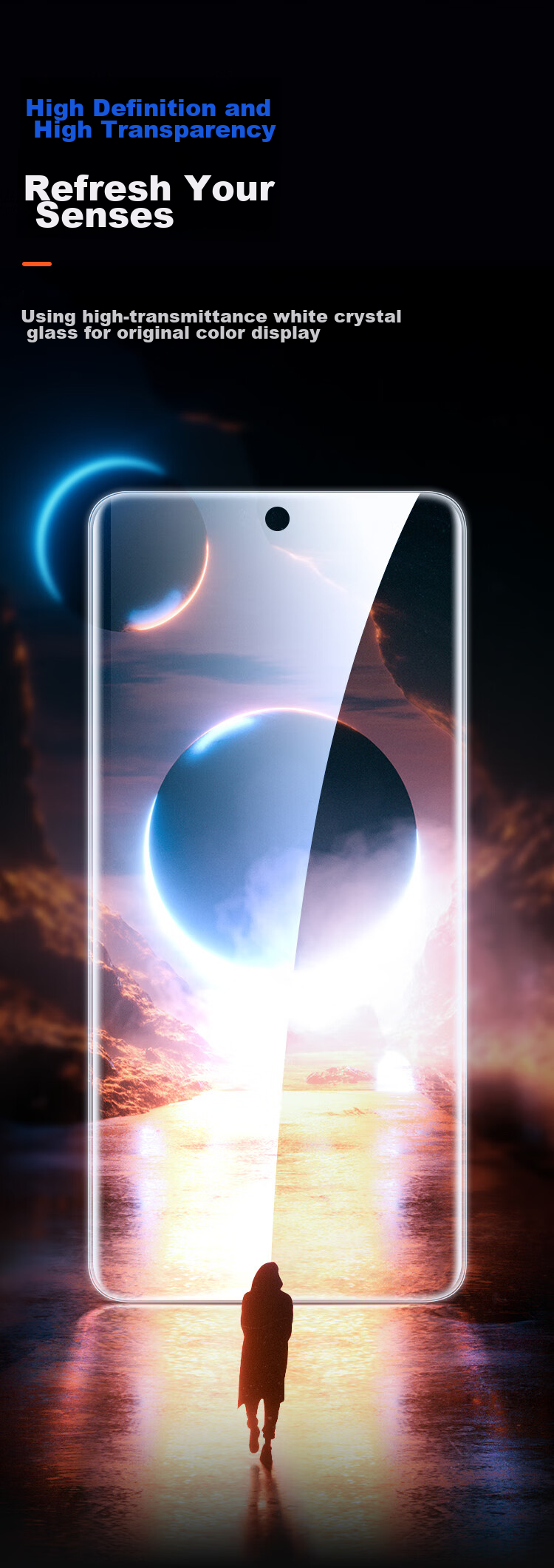 Защитная гидрогелевая пленка Yisika для Honor 200/300, 2 шт., полноэкранная, противоударная, антибликовая, противоотпечатки, защита от царапин