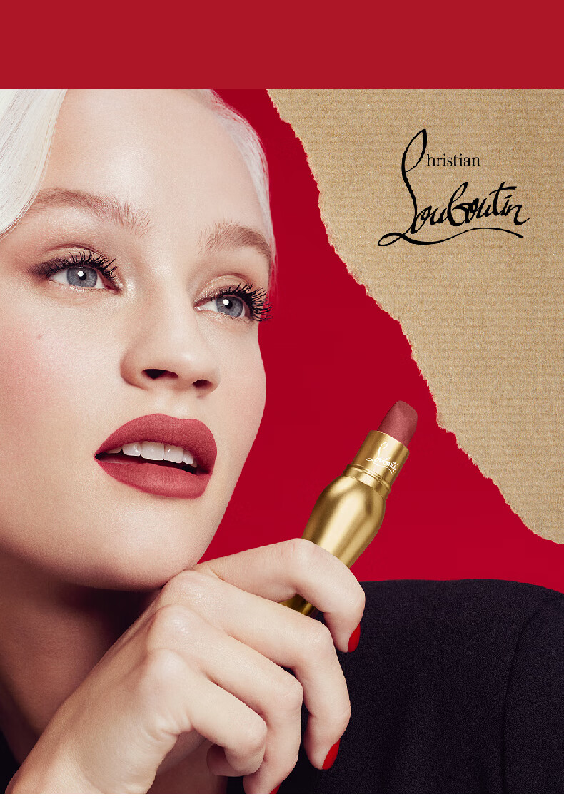 路铂廷（Christian Louboutin）CL女王权杖唇膏006M 萝卜丁口红礼盒 女生生日圣诞礼物送女友老婆