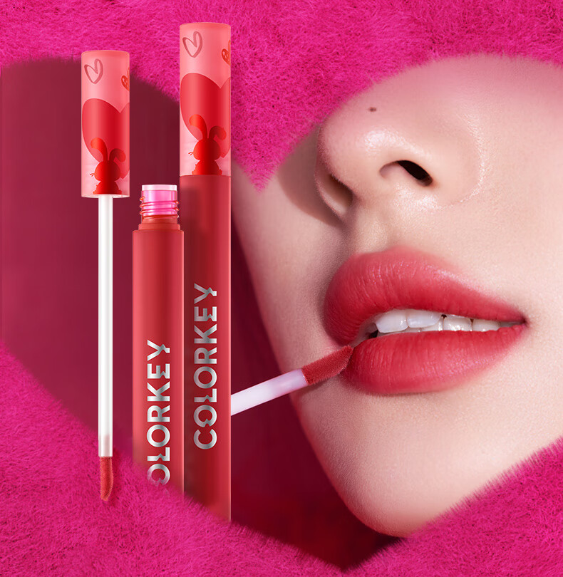 Color Key珂拉琪心愿兔丝绒唇釉R695 唇彩唇蜜口红女新年礼物