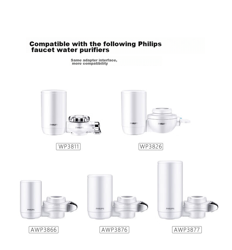 Фильтр-картридж для кухонного крана Philips WP3911, ультрафильтрация и стерилизация, оригинальный