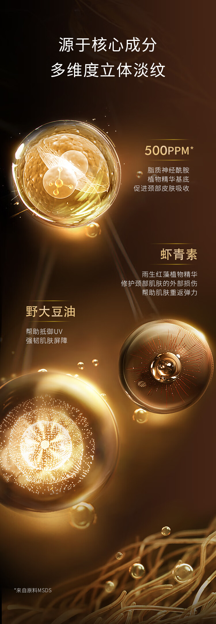 枫缇（Ble de Fonty）【2代升级】颈霜精华胶囊 美颈纹霜 颈部护理向日葵颈部精华