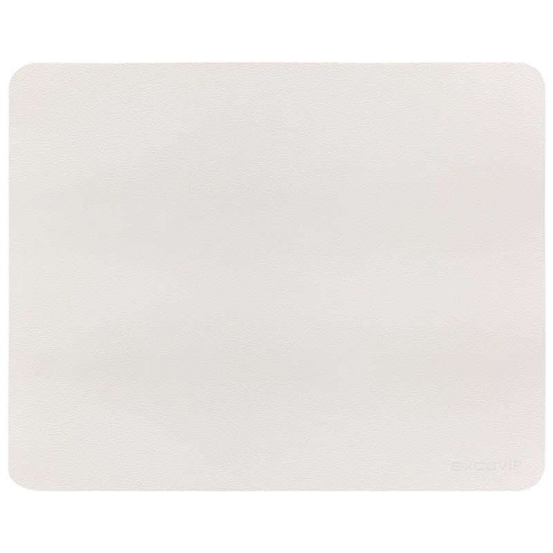 Коврик для мыши EXCO White + Silver, двойной, кожаный, однотонный, маленький размер, водонепроницаемый, для ноутбука, офиса, игр, студентов, мужчин, женщин, киберспорт, 0083